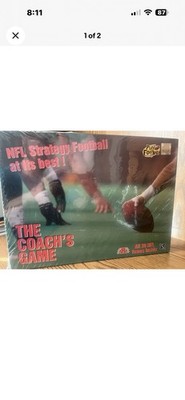 The Coach's Game NFL Strategy Football Board Game 1996 Mind Power New Sealed