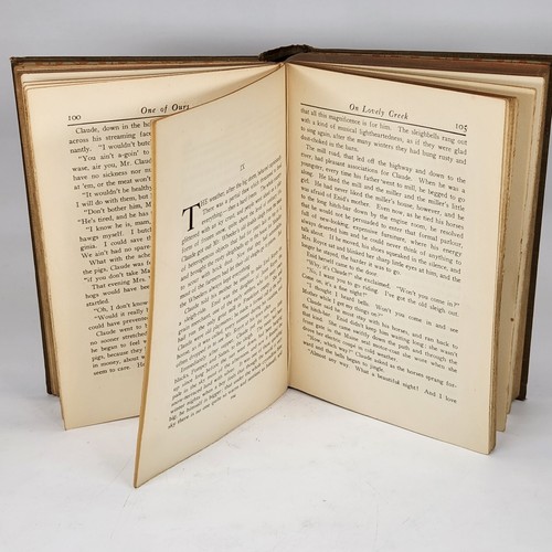 One Of Ours von Willa Cather, 1. Auflage 1922 3. Druck Hardcover Buch Knopf - Bild 12 von 22