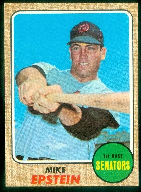 1968 TOPPS #358 MIKE EPSTEIN NRMT