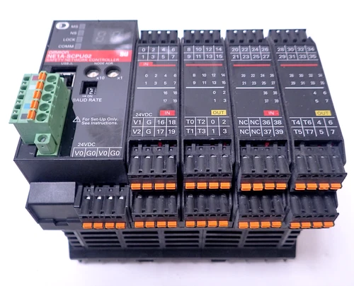 OMRON NE1A-SCPU02 SAFETY NETWORK CONTROLLER 40 SAFETY INPUTS, 8 OUTPUTS 24VDC 