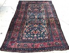 AN AWESOME BLUE BACKGROUND COLOR FLORAL RUG — photo 2