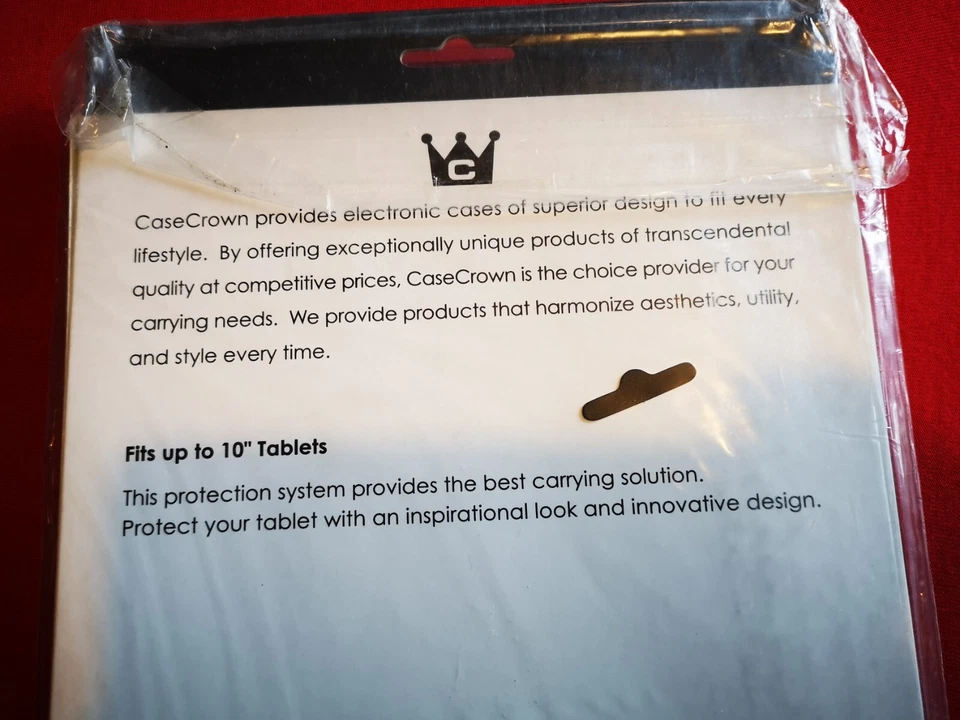 Casecrown protective case fortablets fits upto 10" tablet  Wine   ( NEW )     - Image 3 of 4