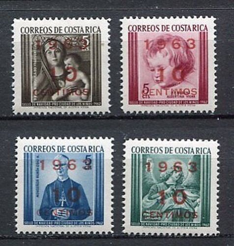 35375) COSTA RICA 1963 MNH Rubens, Melozzo, Bellini, OVPTD - Picture 1 of 1