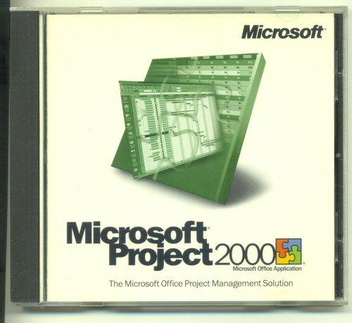 MICROSOFT PROJECT 2000 UPGRADE CD with PRODUCT KEY !!