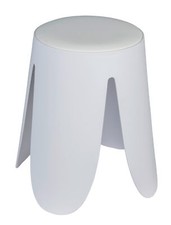 WENKO Hocker Comiso Badezimmer Weiß Matt Ablage Anti Rutsch Universal Wohnraum