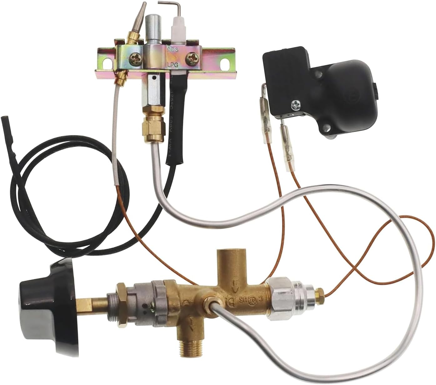 Space Heater Universal Replacement Parts Propane Fire Pit Heater Pilot Burner As-image