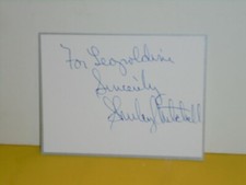 AUTOGRAMM - SHIRLEY MITCHELL - ORIGINAL SIGNIERT