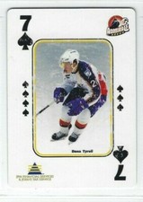 2009-10 Norfolk Admirals playing card Dana Tyrell 7 of Spades