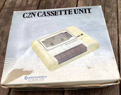 Vintage Commodore Computer C2N Cassette Unit Model w/box