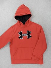 Under Armour STORM Loose Fit Hoodie Sweatshirt Youth Large Red