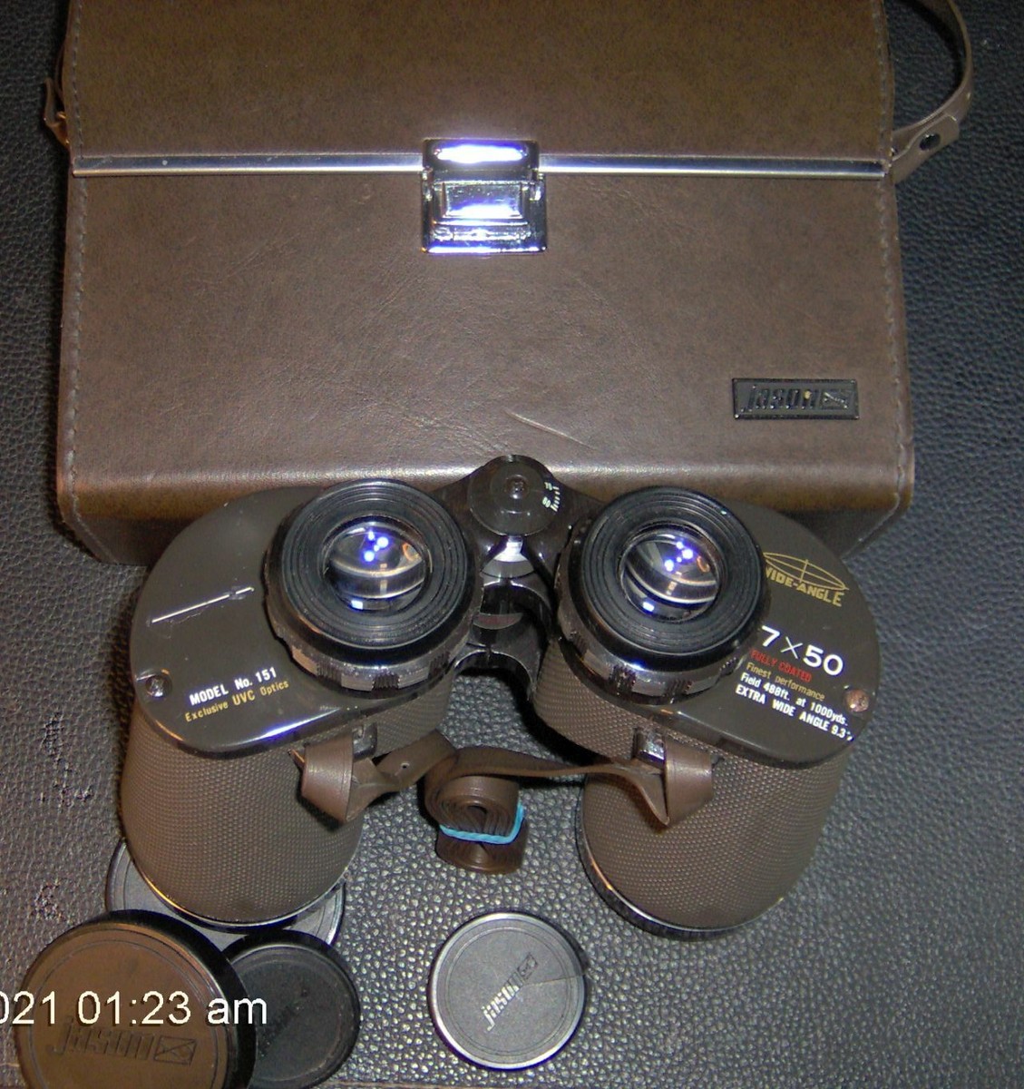 Vintage JASON MODEL No. 151 BINOCULARS 7 x 50 Extra Wide Angle 9.3