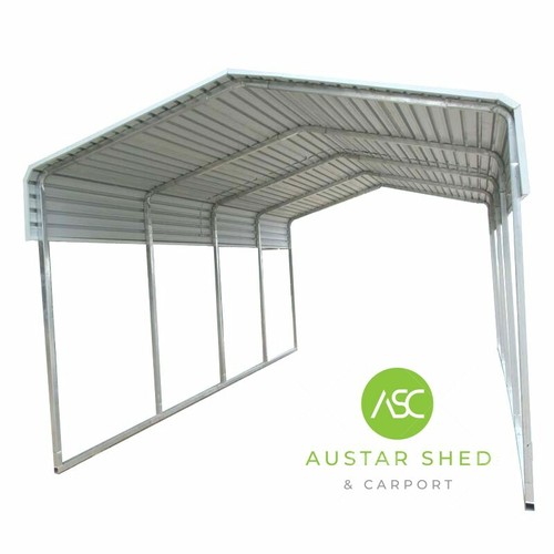 Brand New Galvanised Pole Large Carport 3.3mx6m Color Free Delivery in Sydney - Picture 5 of 16