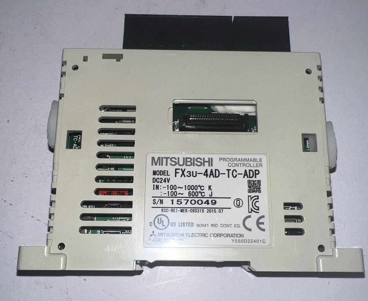 MITSUBISHI FX3U-4AD-TC-ADP PROGRAMMABLE CONTROLLER | eBay