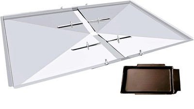 Grease Tray Set for BBQ Grill Models from Nexgrill, Dyna Glo, Expert Grill an...