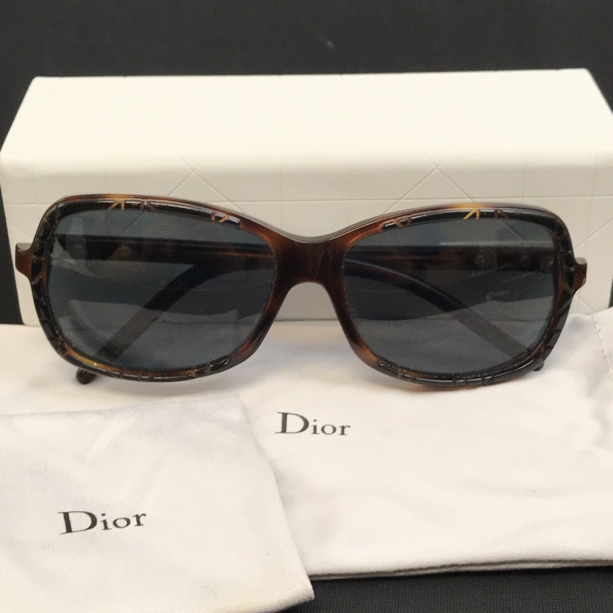Christian Dior Diorit A2 Havana Brown Tortoise Gradient #JN15M