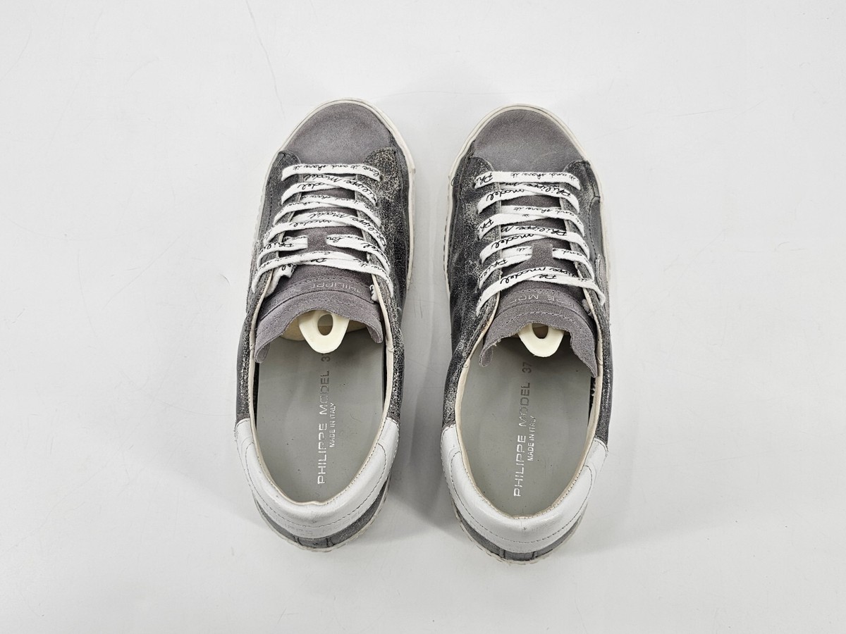 Philippe Model Paris PM/78 EDT Factory Fade Leather Sneakers