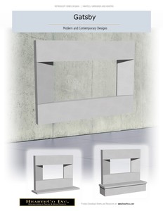 Gatsby Custom Cast Stone Fireplace Mantel Mantle Surround Ebay