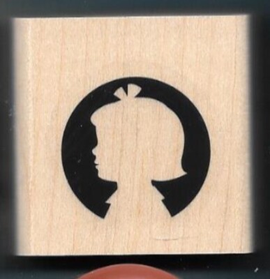 GIRL CHILD POSTAGE Priority Love POST MAIL word Stampin Up NEW wood Rubber Stamp