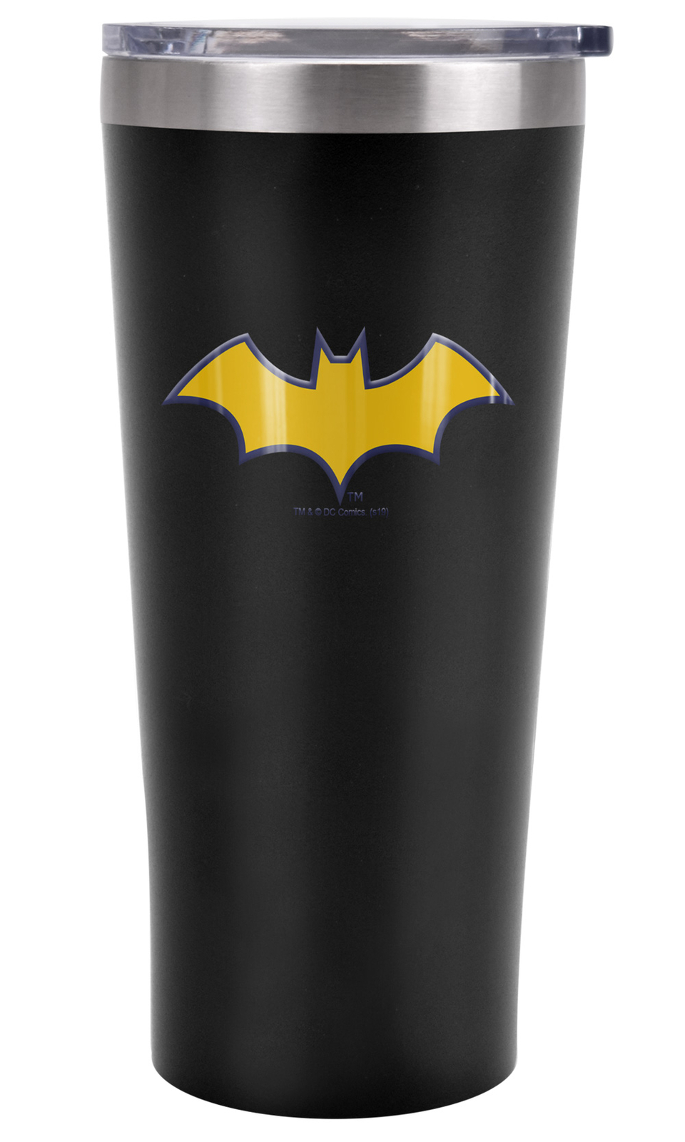 Batman Batgirl Logo Pattern Tumbler 20oz Vacuum Insulated Leak Resistant