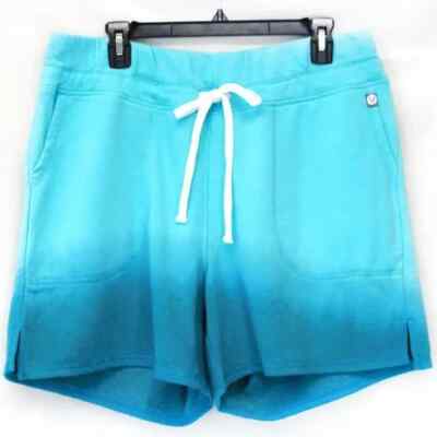 LIVI Lane Bryant Plus Blue Tie-Dye French Terry Pockets Stretch Shorts 18/20