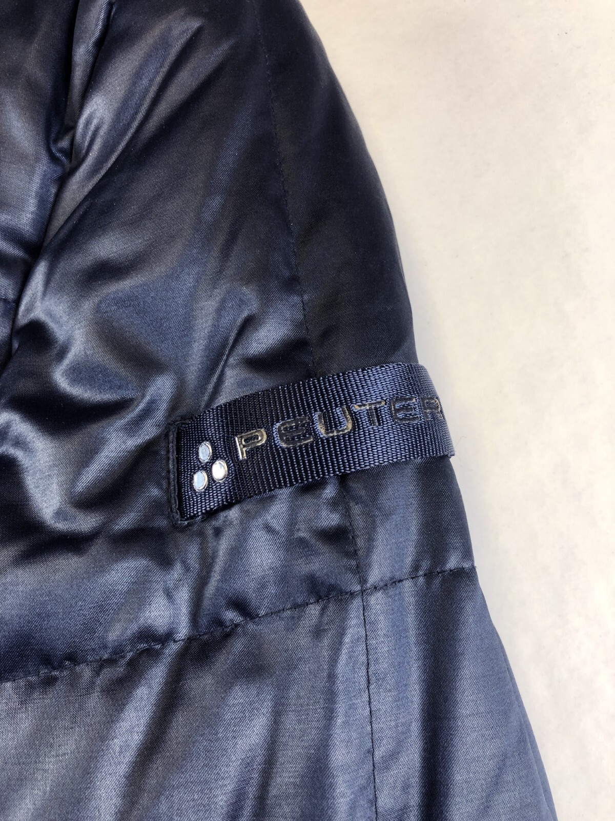 PEUTEREY Woman Navy Blue with Goose down jacket M image 3