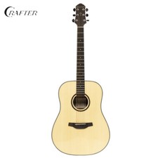 Crafter Hd250-nsilver Series Spruce Top Dreadnought Acoustic Guitar Natural