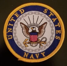 US NAVY 3 INCH ROUND PATCH - NEW DESIGN - MADE IN THE USA!