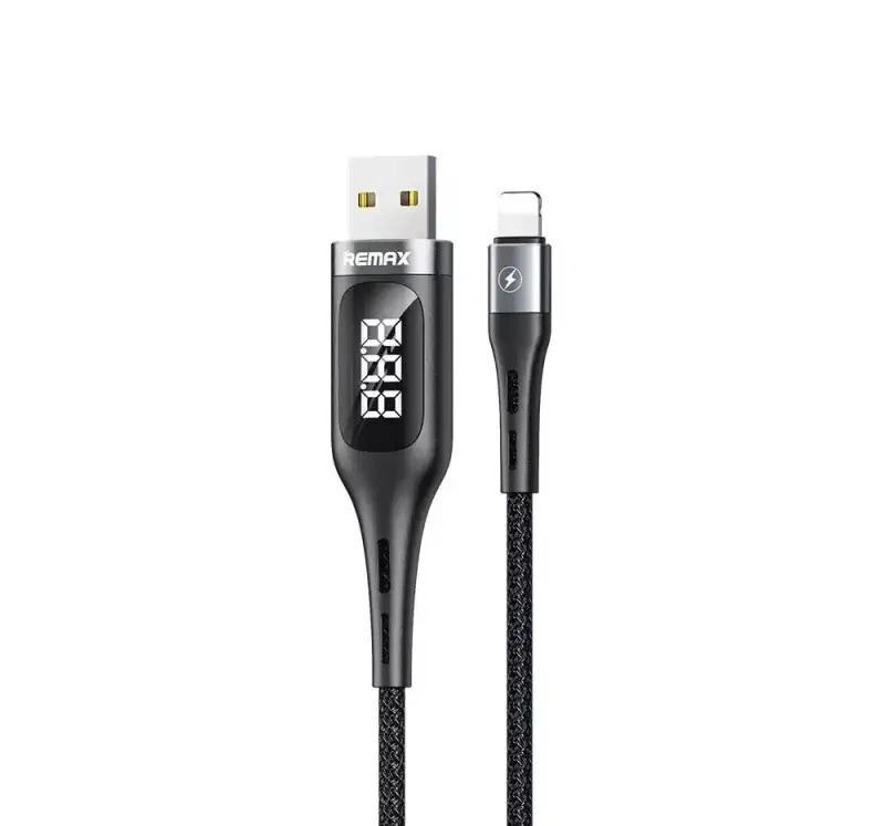 🔌 Remax USB Charging Cable with Display Screen for iPhone 13/14/15 - Image 2 of 3