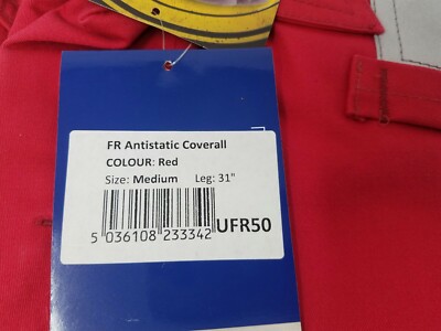 Portwest BizFlame Plus Anti-Static Flame Resistant Coveralls RED