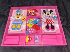 Melissa  Doug Disney Minnie Mouse and Daisy Duck Magnetic Dress-Up Wooden Doll
