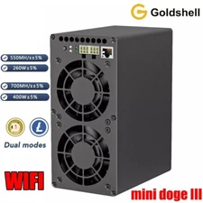 Goldshell Mini Doge 3 Ⅲ Miner Doge Coin LTC Dual Mode 700M or 550M With WIFI