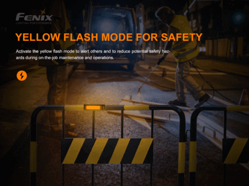 Fenix WT16R 300 Lumens 115 meter USB Recharge Flashlight Work Light Repair Light - Picture 3 of 12