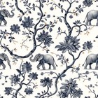 20x Elephant Trees Peel and Stick Tiles Vinyl Sticker Stairs Bathroom Kitchen