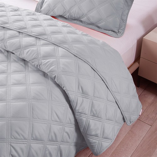 3 Piece Charleston Down Alternative Quilted Bed Spread Set - Picture 18 of 33