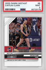 2025 Panini Instant Caitlin Clark RC #68 PSA 9 Mint Rookie WNBA Fever