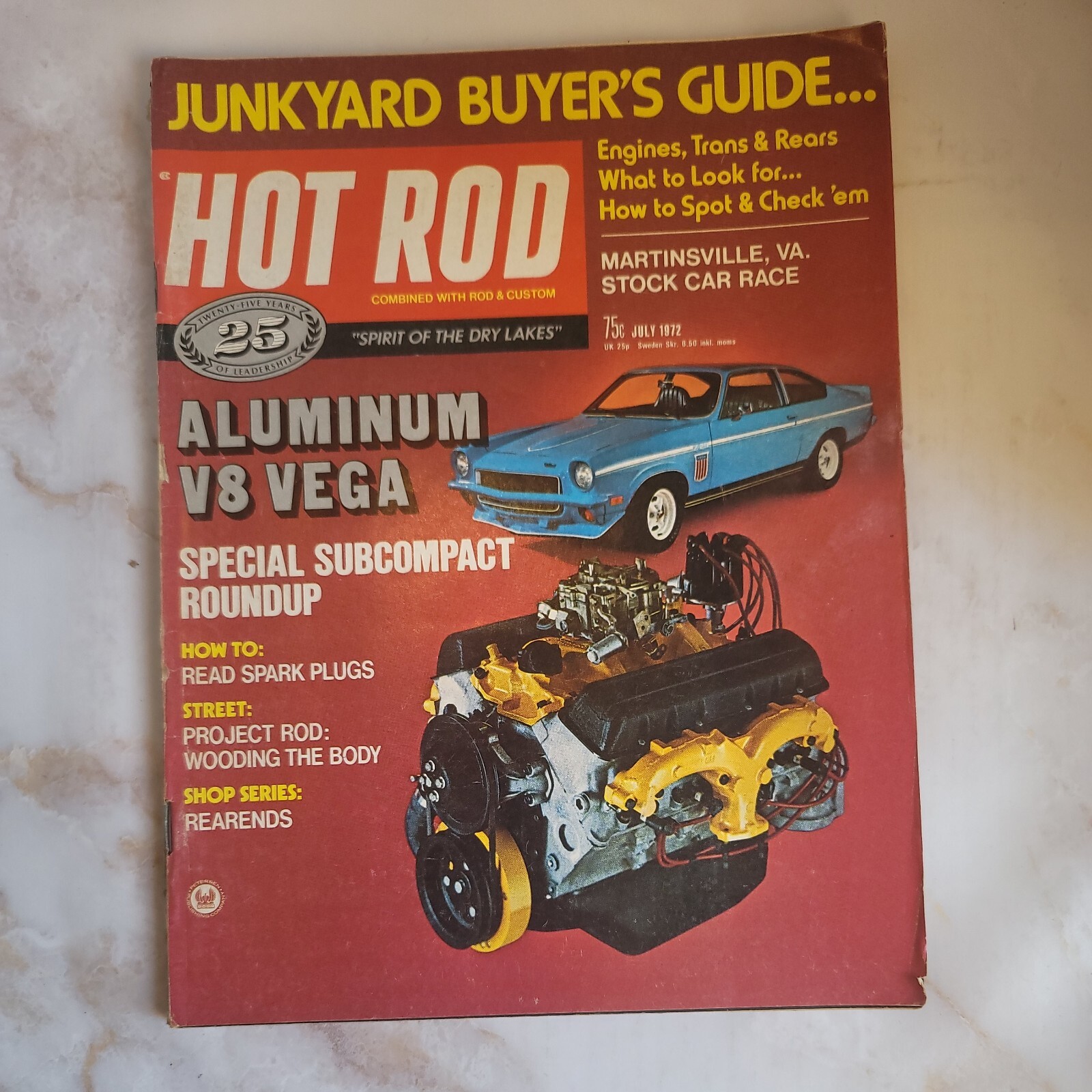 Vintage Hot Rod Magazine July 1972 Junkyard Buyer’s Guide