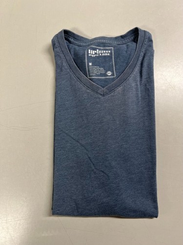 Urban Pipeline Shirt Uomo Medium M Scollo a V Fantasticamente Morbida Ultimate Tee - Navy