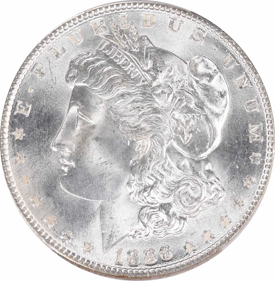 1886 Morgan Silver Dollar MS67 PCGS - Image 3 of 4