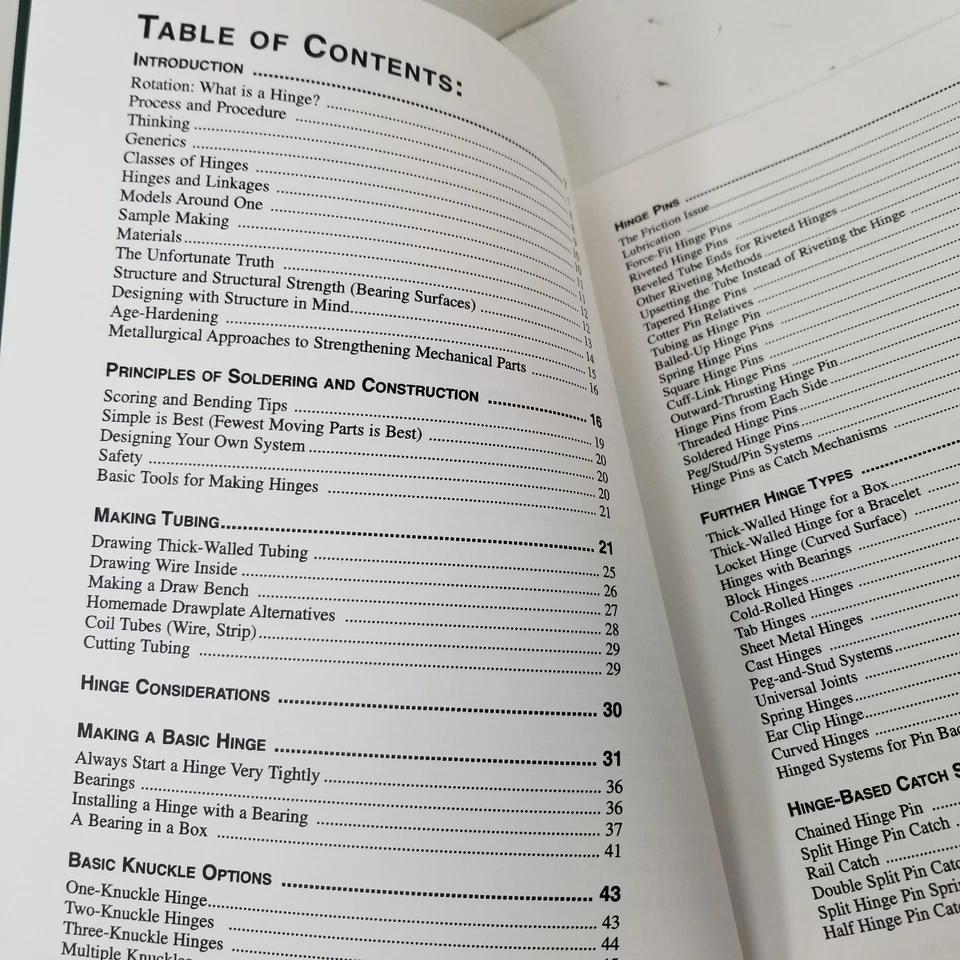 Hinges and Hinge-Based Catches for Jewelers and Goldsmiths Signed 1st Edition - Image 4 of 4