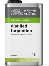 Winsor & Newton Huile Couleur Solvants 3053744 - Essence De Térébenthine - 1 L