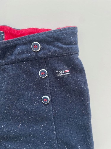 Terre De Marins Toddler Girls Navy Sailor Sparkle Shorts Holiday - Size 4 Years - Picture 2 of 5