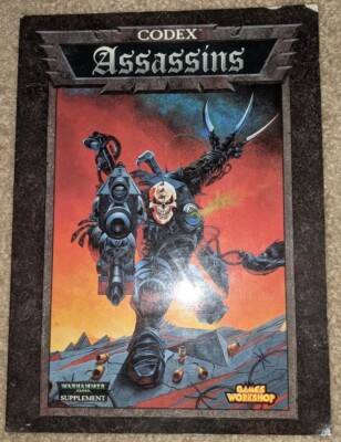 Warhammer 40k Codex Assassins Supplement  Games Workshop 