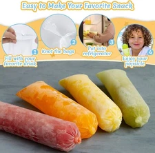 100PCS Ice Candy Plastic Bags Bolsas Para Bolis De Hielo Mexicanos Freeze Ice