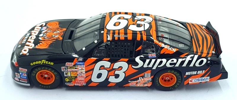 Team Caliber 1/24 Scale P632156XX - Chevrolet Nascar #63 Superflo - Green - Image 4 of 4