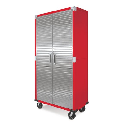 Seville Classics UltraHD 5" wheels Tall Storage Cabinet ...