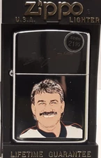 Zippo Lighter Vintage RARE 1993 NASCAR Driver Dale Jarrett High Polish Chrome