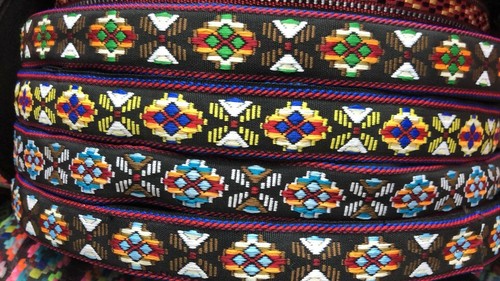 Jacquard Trim Braid or Embroidered Ribbon Craft Sewing Retro Boho Ethnic Scandi - Picture 8 of 276
