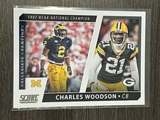 Charles Woodson 2021 Panini Score Collegiate Champions #CC7 Green Bay Packers