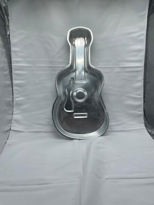 Birthday Guitar Cake Bass Cake Pan Vtg 70s Wilton Cake Pan Guitar