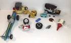 Lot of DAMAGED Diecast Toy Cars and Parts to Toy Cars FOR PARTS ONLY